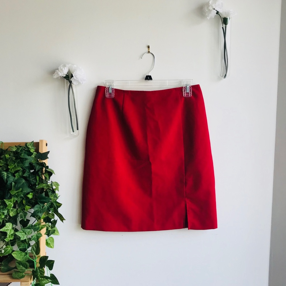Red Pencil Skirt